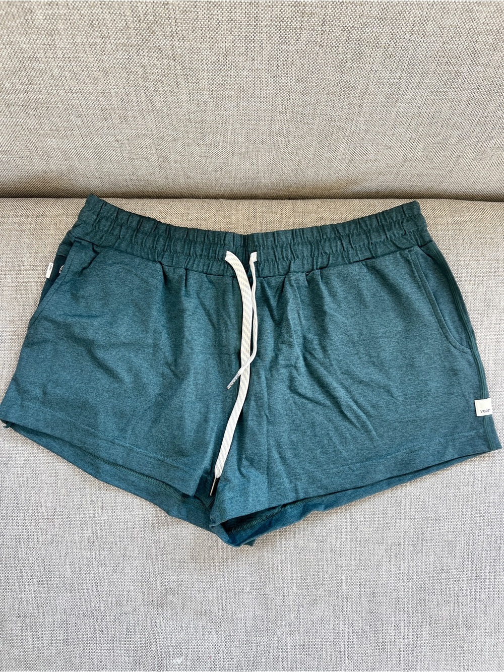 Vuori Women's Teal Athletic Lounge Shorts